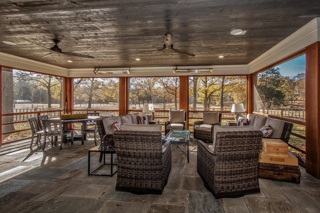 Country Retreat rustikal-veranda