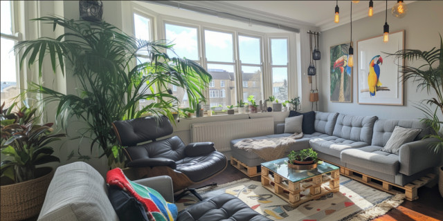 Scandinavian Home in London skandinavisk-vardagsrum
