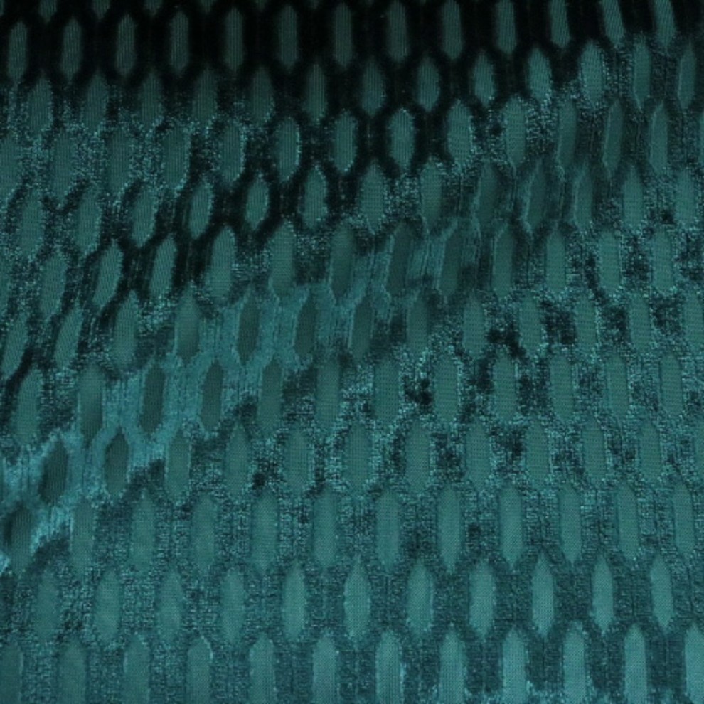 Barcelona Honeycomb Pattern, Burn Out Velvet Upholstery Fabric ...