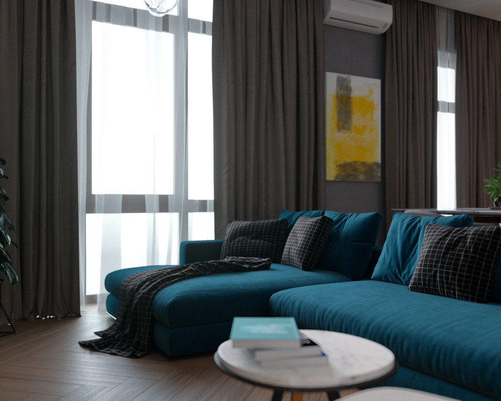 Праект дизайна интерьера таунхауса в Мегаполис - Сити