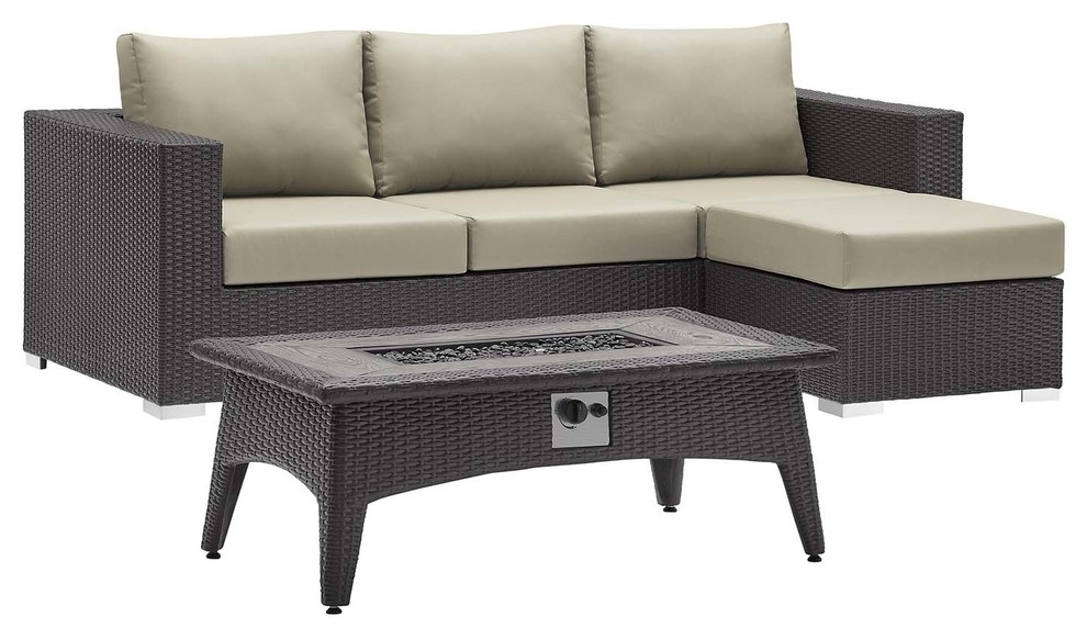 Bronx 3 Piece Set Outdoor Patio With Fire Pit Wl 07110 Mw Tropical Lounge Sets By Biz Haus - Outdoor Patio Furniture Set With Fire Pit Bronx 3 Piece Set Outdoor Patio With Fire Pit Wl 07110 Mw Tropical Lounge Sets By Biz Haus - Outdoor Patio Furniture Set With Fire Pit
