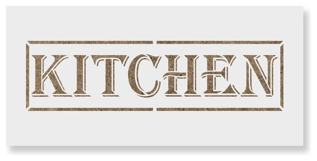 Kitchen Stencil For Diy Projects Contemporary Wall Stencils