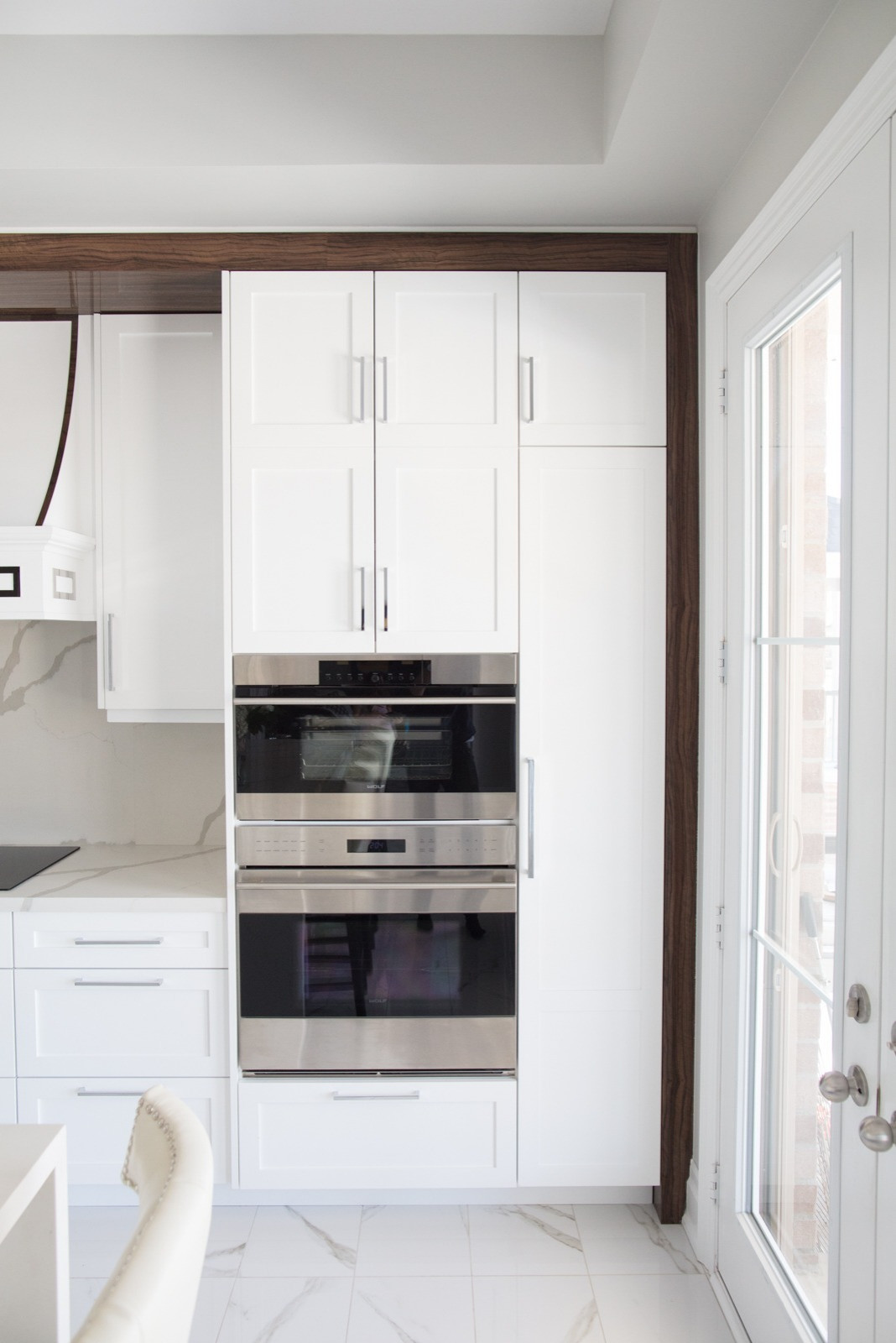 Кухня МДФ белая эмаль Сочи