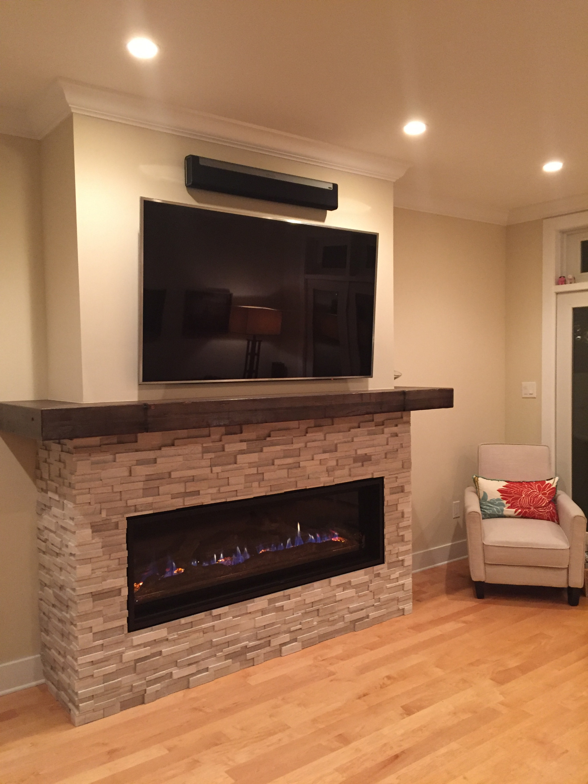 Linear Fireplace Mantle Ideas Photos Houzz