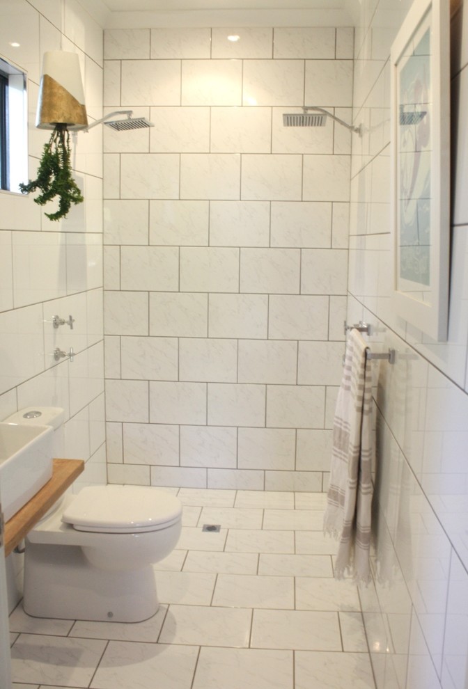 This is an example of a contemporary bathroom in Dunedin.