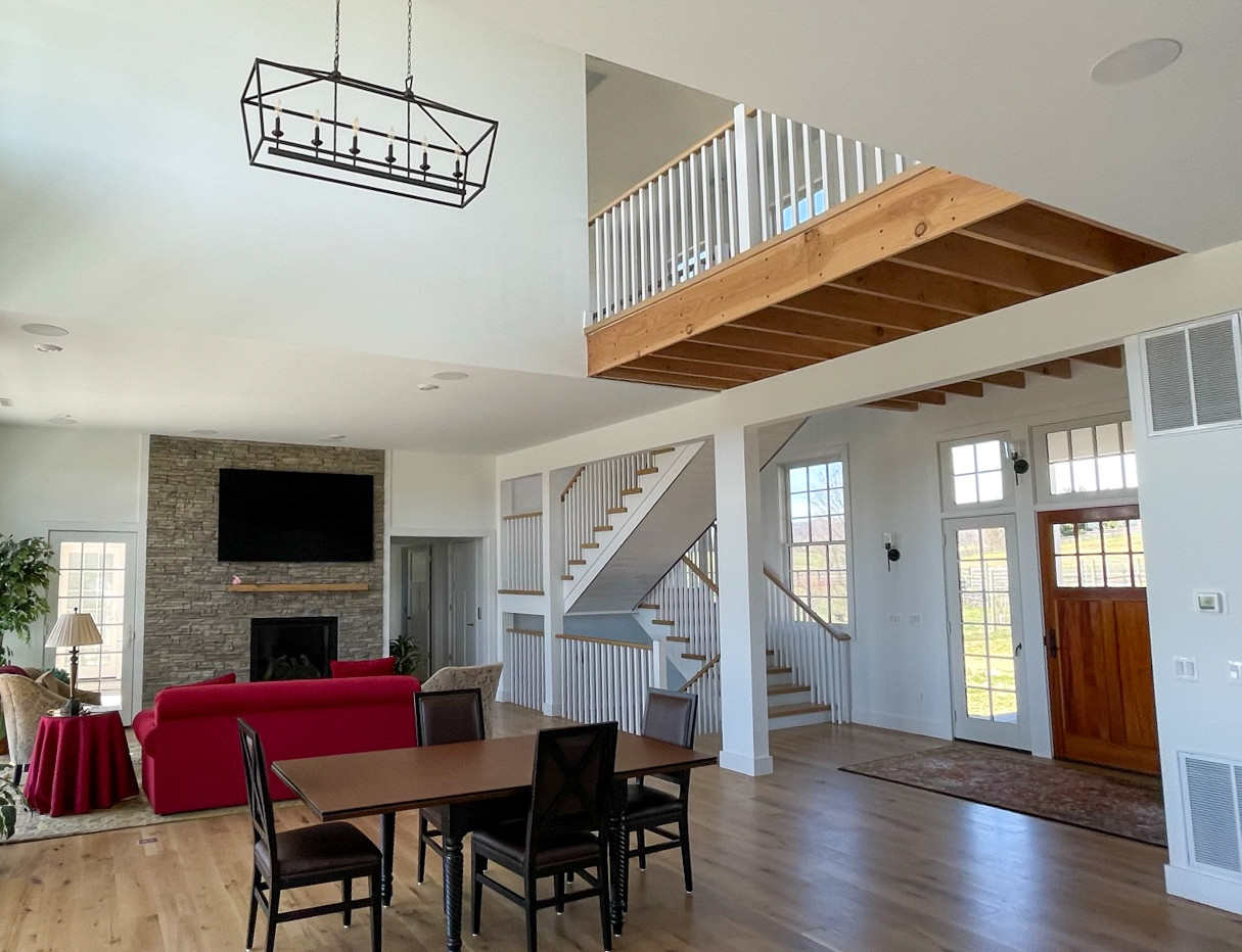 91_U-Shaped Floating Staircase Surrounded by Bucolic Mountain Views, Winchester,