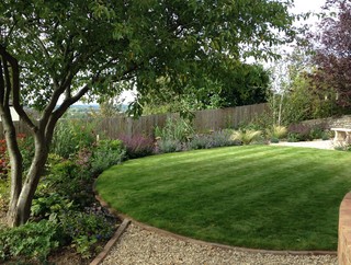 hill-side garden - traditional - garden - surrey - by