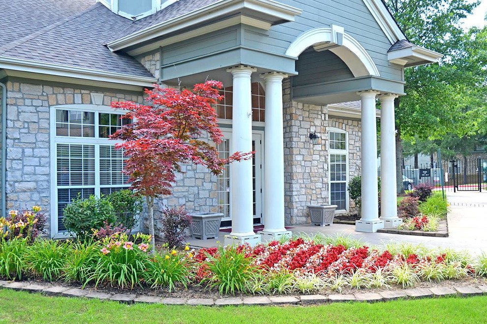 Design ideas for a full sun front yard landscaping.