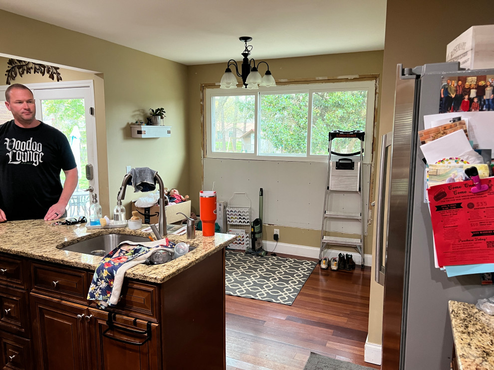 Sage Kitchen and Laundry Room