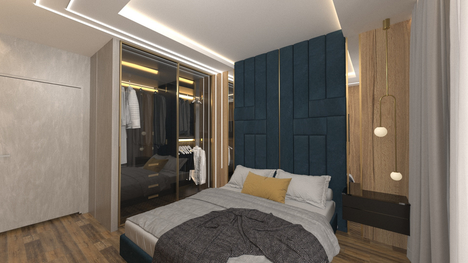 спальня в современном стиле