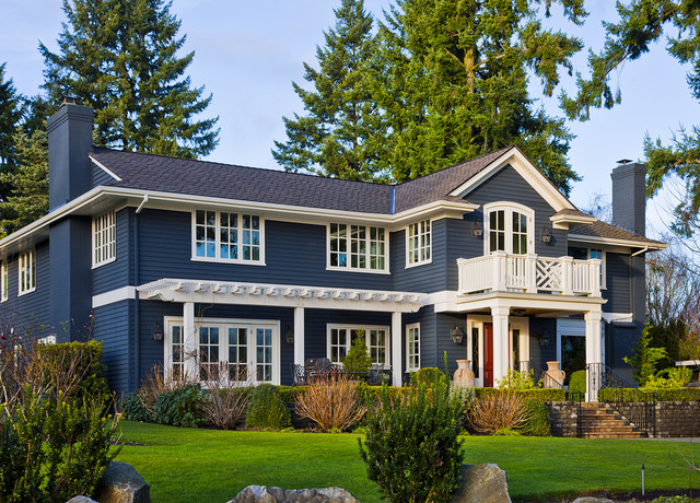 Image of home exterior blue