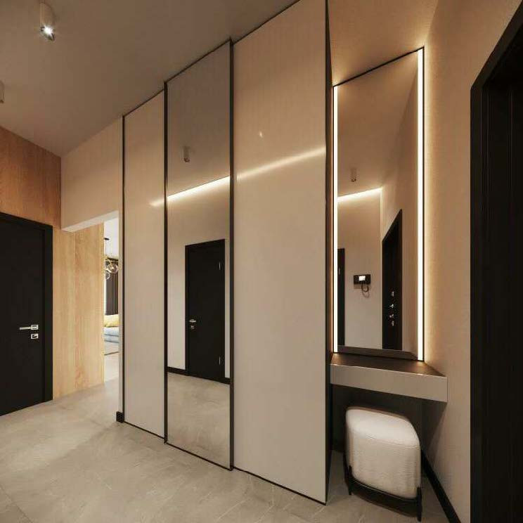 Современный ремонт двухкомнатной квартиры 52 м2