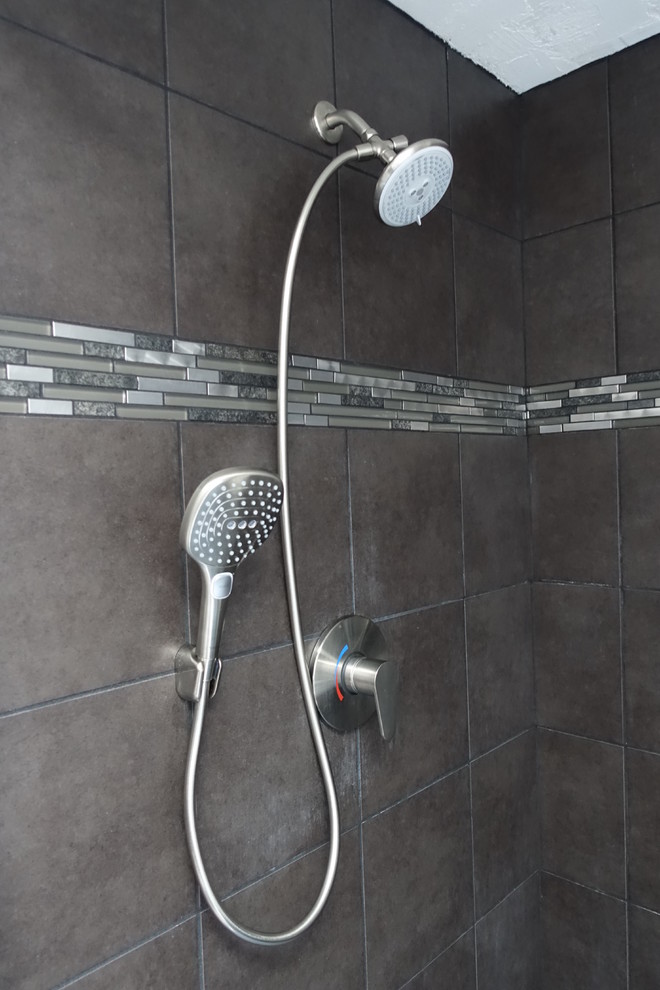 Bathroom - large transitional bathroom idea