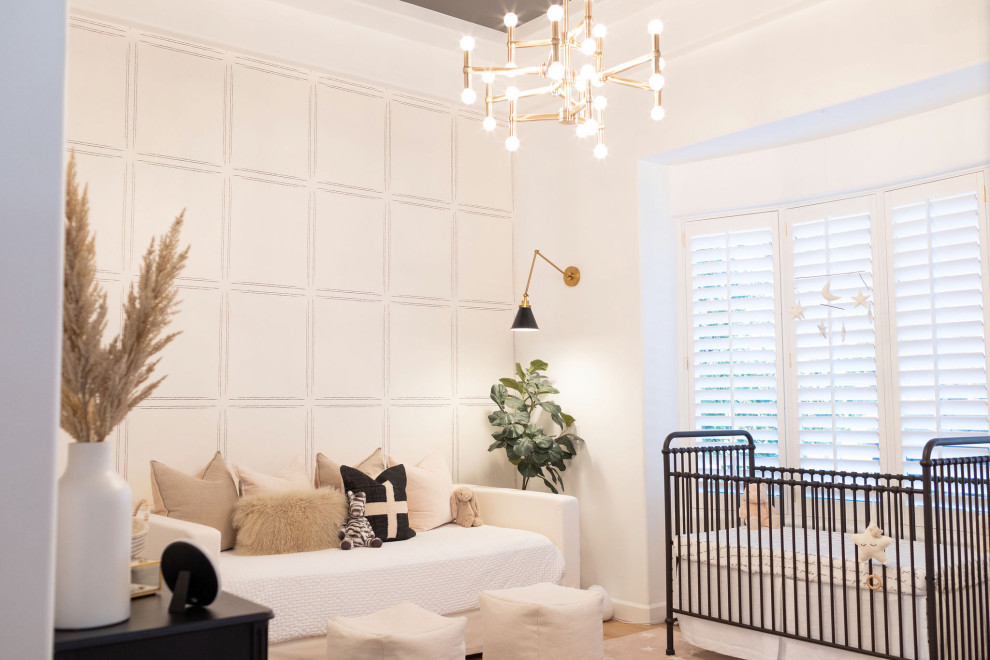 This is an example of a transitional nursery in Phoenix.