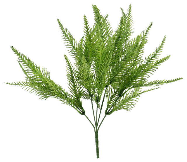15" Green Australian Fern Artificial Floral Spray Artificial Flowers