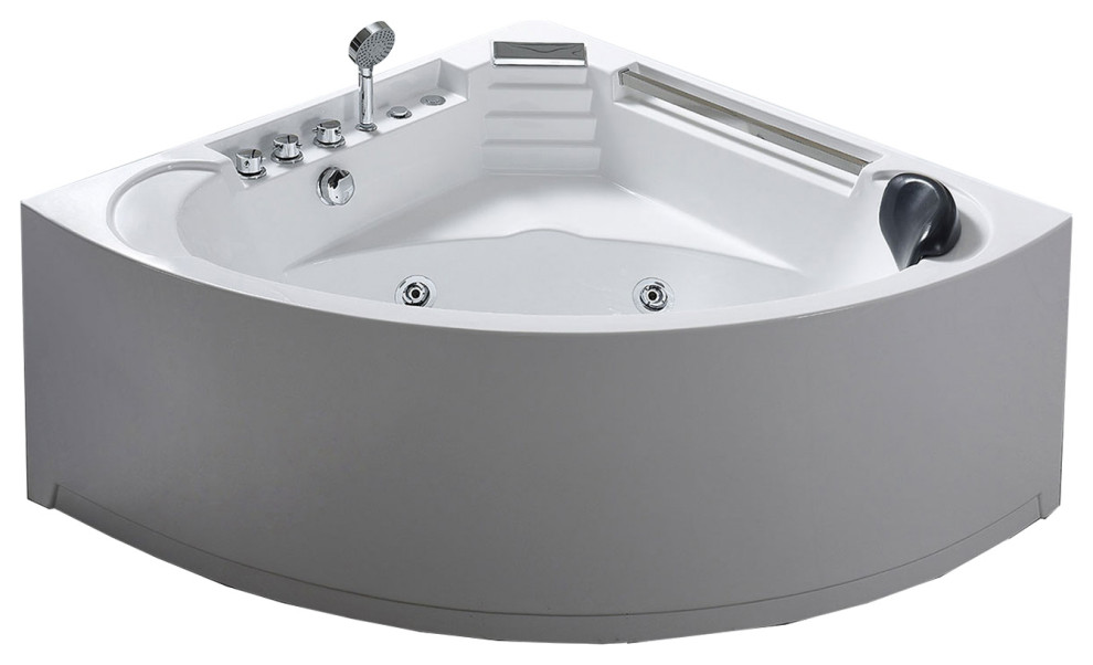 Hot tub white 53.15" X 53.15" 6 water jets - Daisy