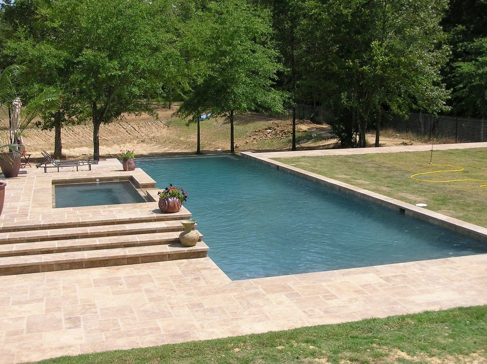 This is an example of a traditional pool in New Orleans.