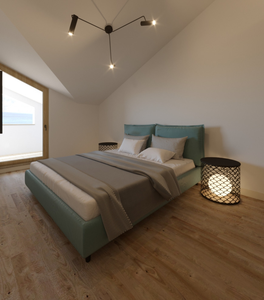 Квартира на мансарде площадью 108 кв.м. в Доброте, Черногория