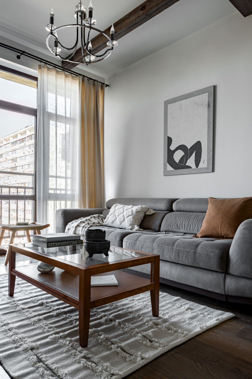 Стильная квартира в Москве. Съемка для дизайнера