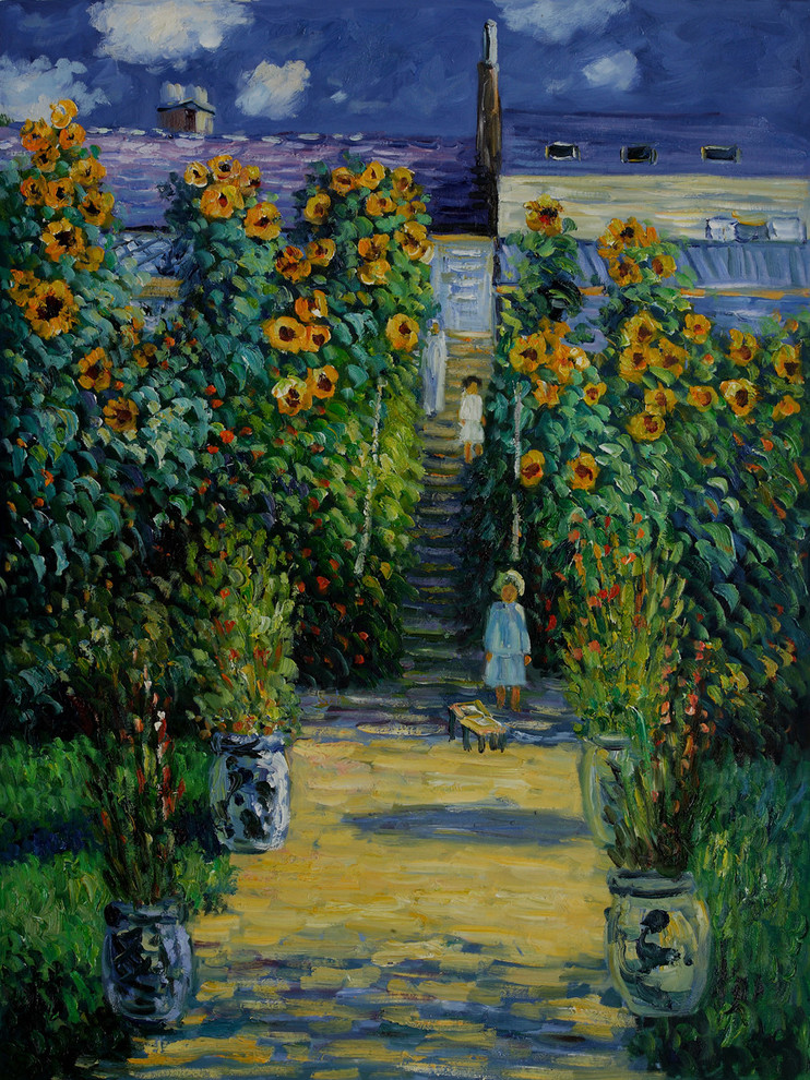 Monet - Artist's Garden at Vetheuil