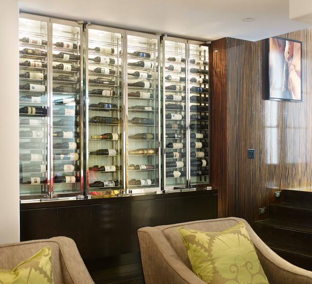 Sophisticated Bachelor mediterranean-wine-cellar