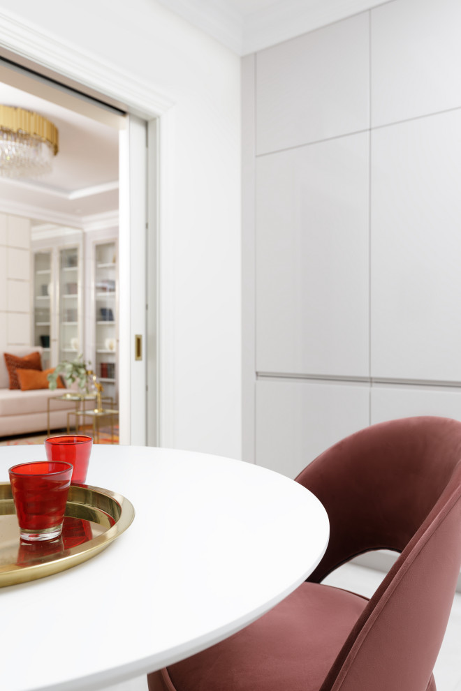 Квартира 125м2 | GOLD ACCENT | Неоклассика и модерн с латунными акцентами