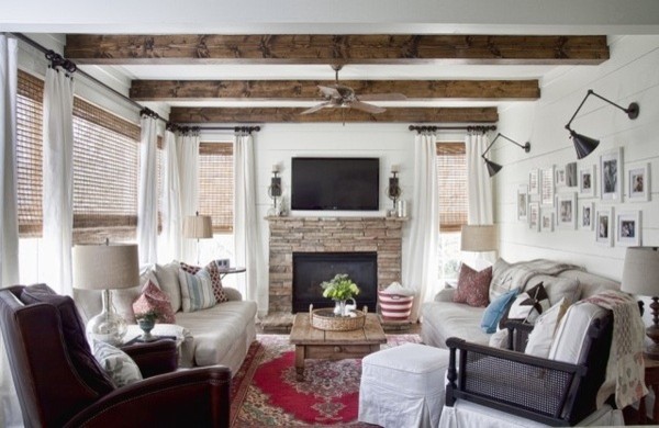 modern country living room - eclectic - living room - atlanta -