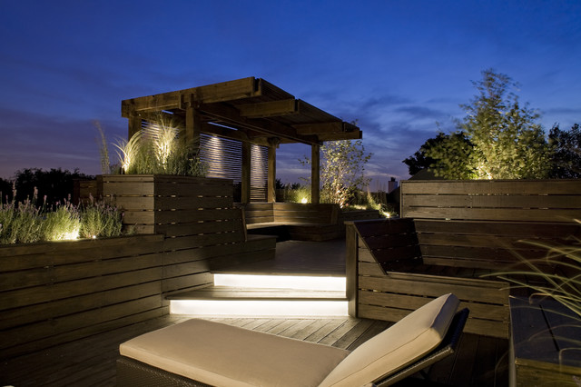 Contemporary Deck modern-terrasse