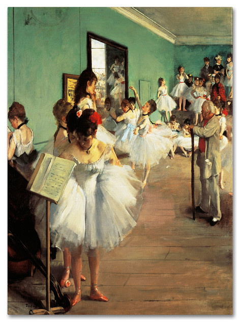 'Dance Examination, 1873-74' Canvas Art by Edgar Degas, 35" x 47 ...