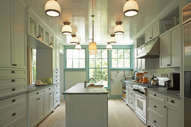 Transitional Kitchen nyklassisk-koek