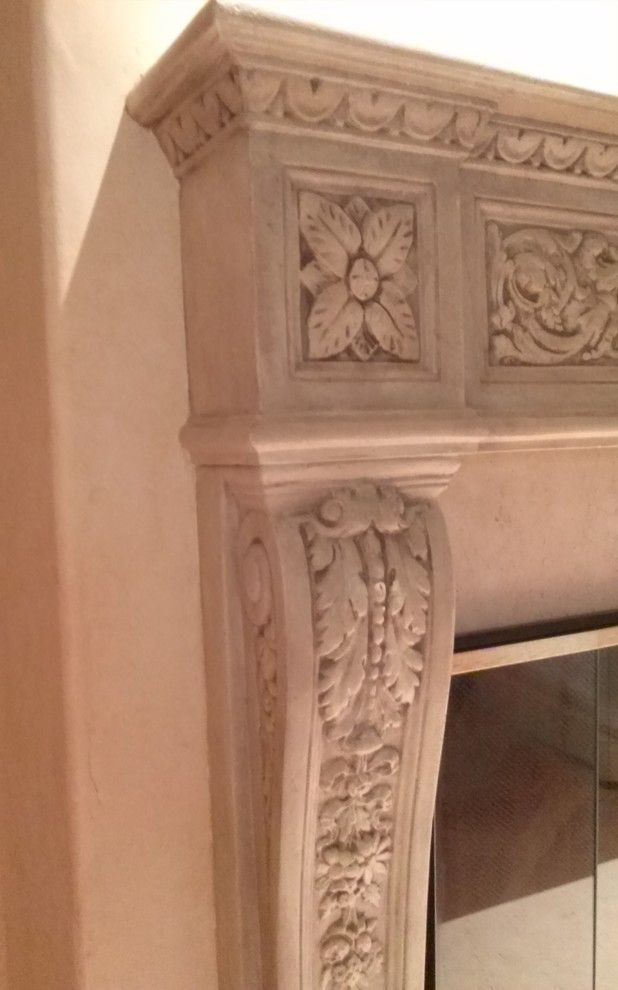 Faux stone finish