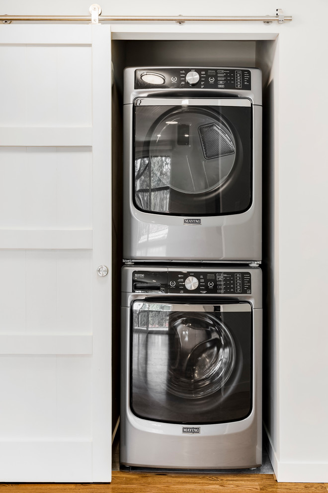 Design ideas for a modern laundry room in Seattle.