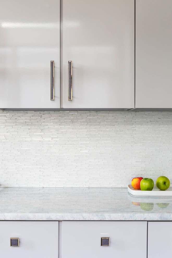 Inspiration for a transitional kitchen remodel in Boston