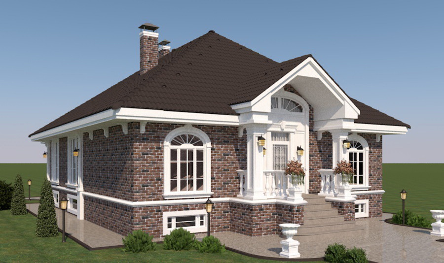 Гармония одноэтажного дома