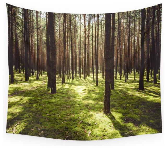 Forest Wall Tapestry Contemporary Tapestries By Society6