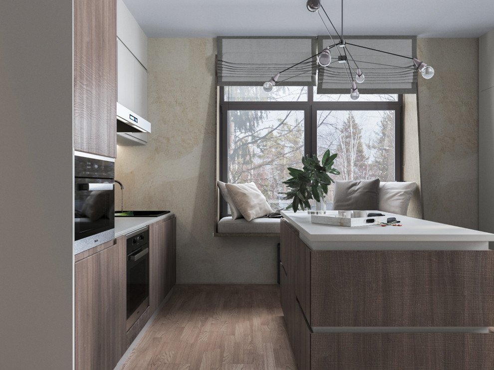 Проект кухни-гостиной "FANNIPOL"