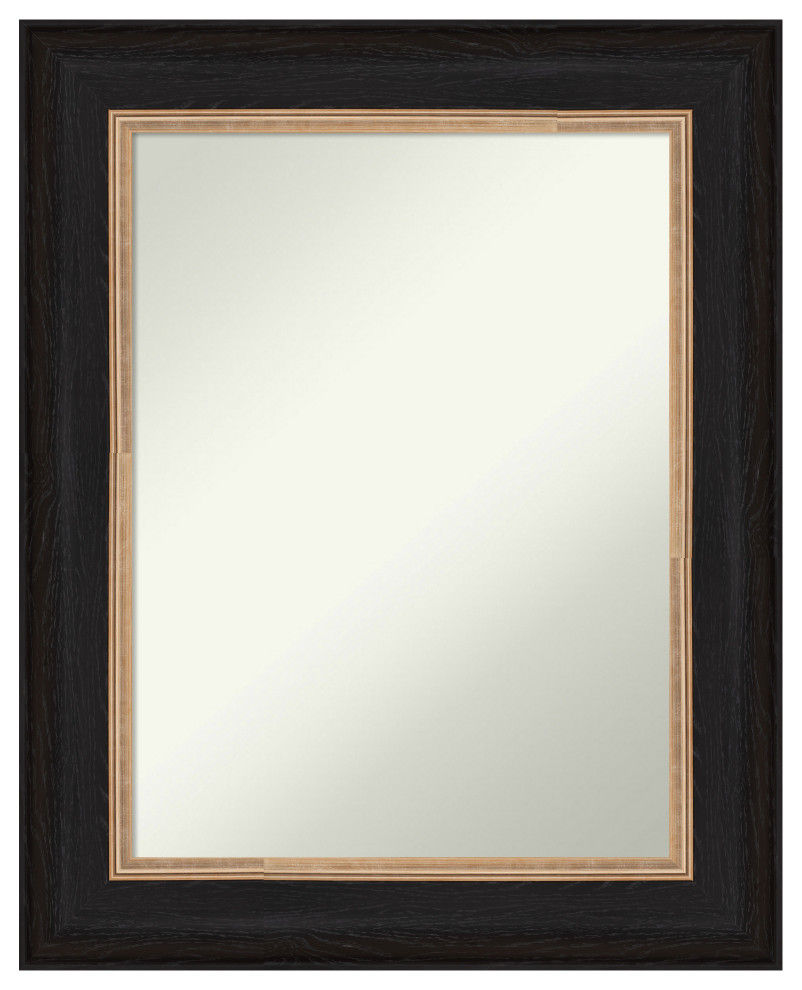 Vogue Black Non-Beveled Wall Mirror 24.5x30.5 in.