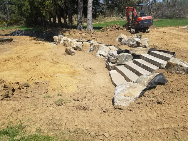 Backyard Transformation rustic