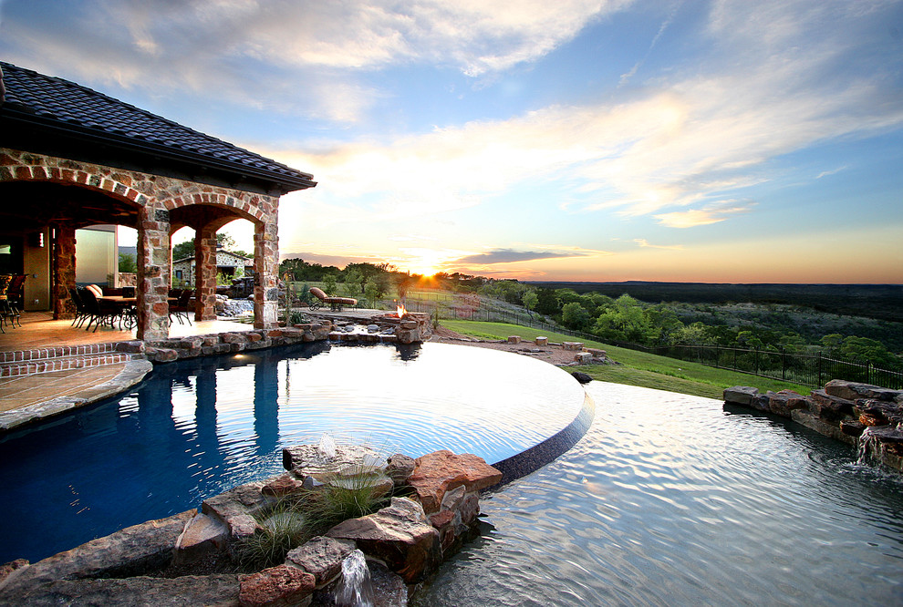 Design ideas for a country pool in Austin.