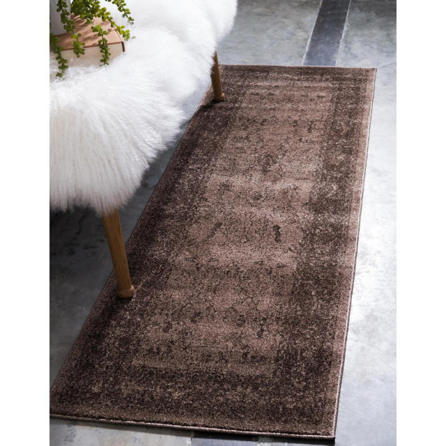 Unique Loom Floral La Jolla Rug, 2'7x10' Contemporary Area Rugs