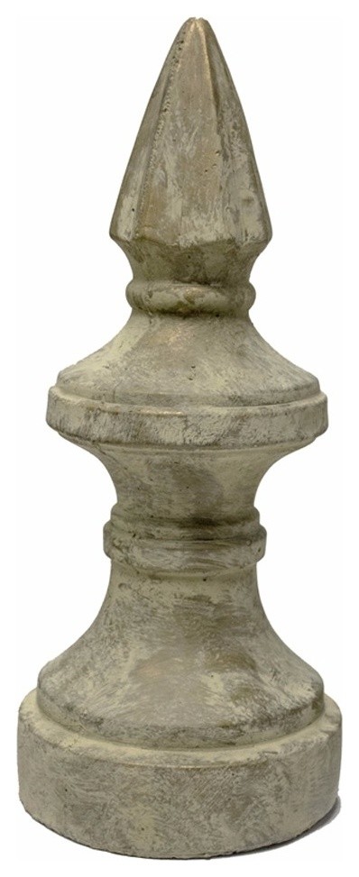 Arrowhead decorative Finial, Gray - Farmhouse - Decorative Objects And ...