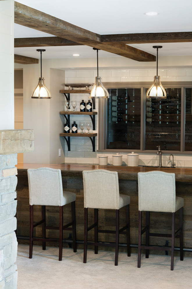 2017 Artisan Tour Home - Beach Style - Home Bar - Minneapolis - by ...