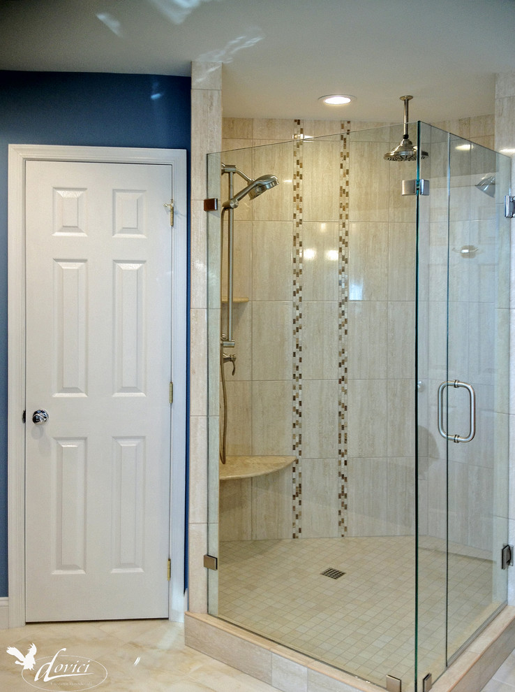 Example of a transitional bathroom design in DC Metro
