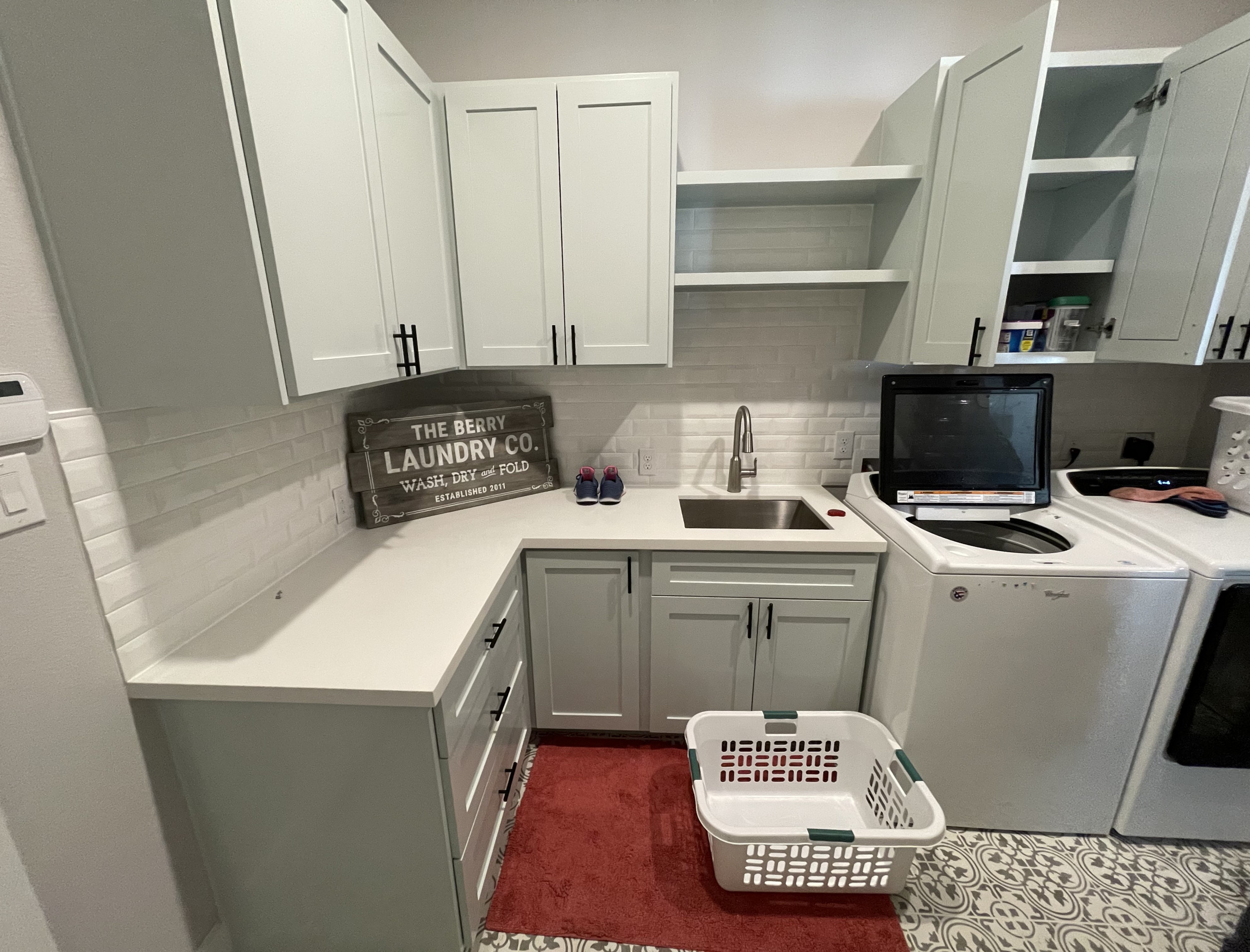 Custom Laundry Room Cabinets in Cypress, TX