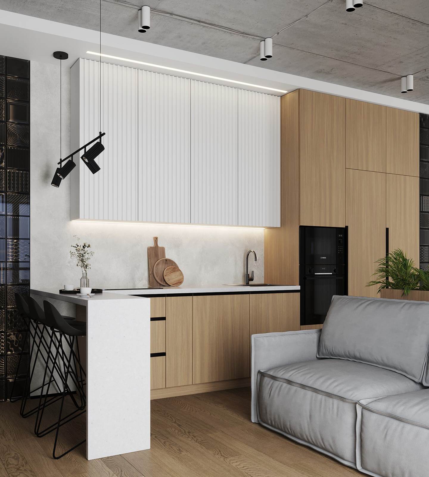 Кухня-гостиная 24 м2