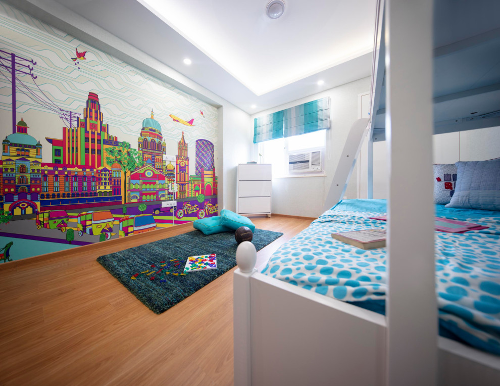 Photo of a contemporary kids' bedroom in Delhi.