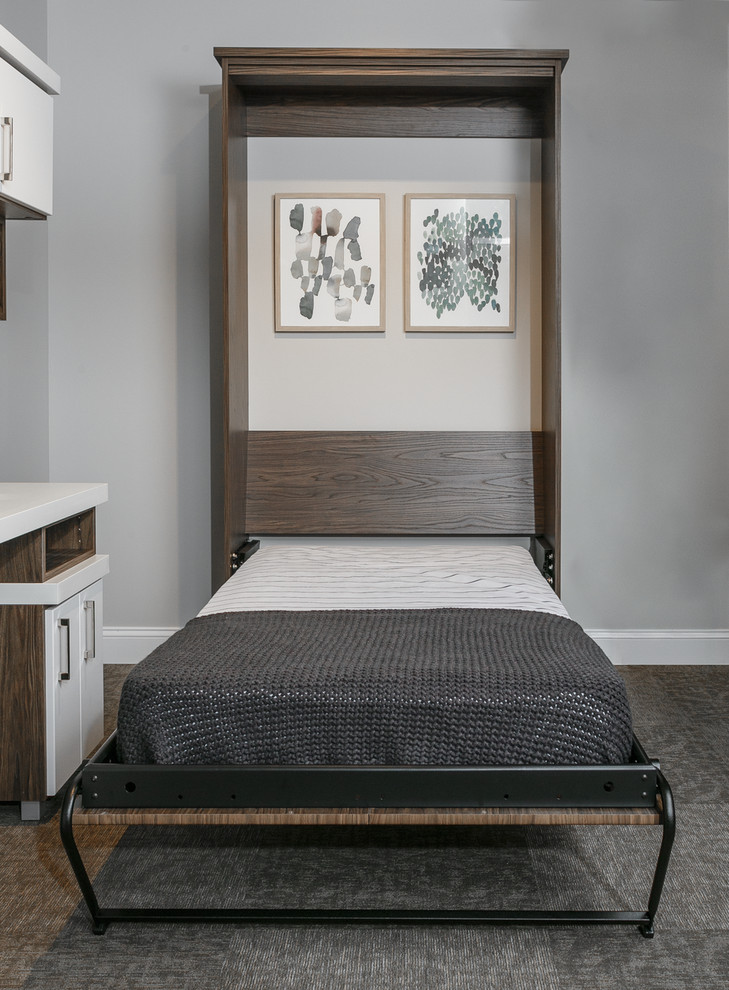 Trendy bedroom photo in Burlington