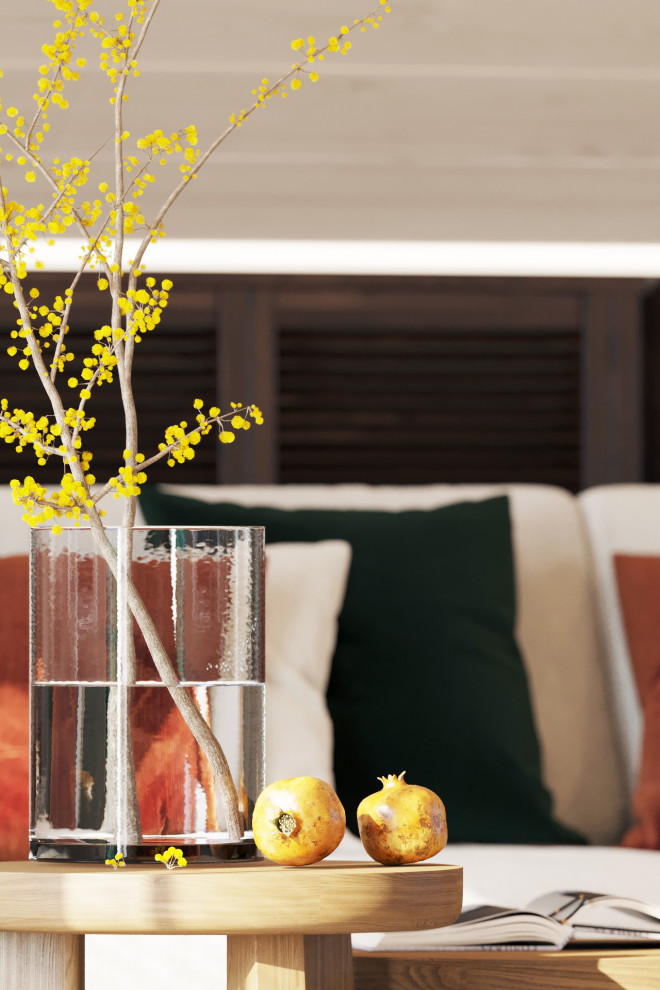 Гостиная в загородном доме