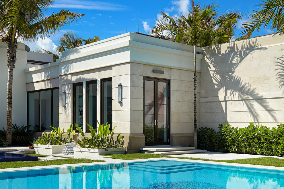 Palm Beach Island Modern Estate Contemporary Exterior Other