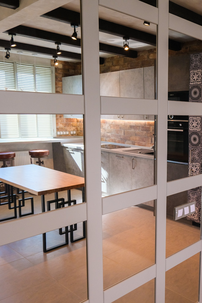 Небольшая квартира в стиле эко лофт